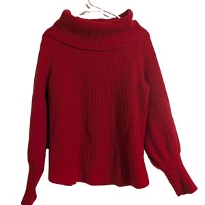 Soft Surroundings Pink Cowl Neck Sweater